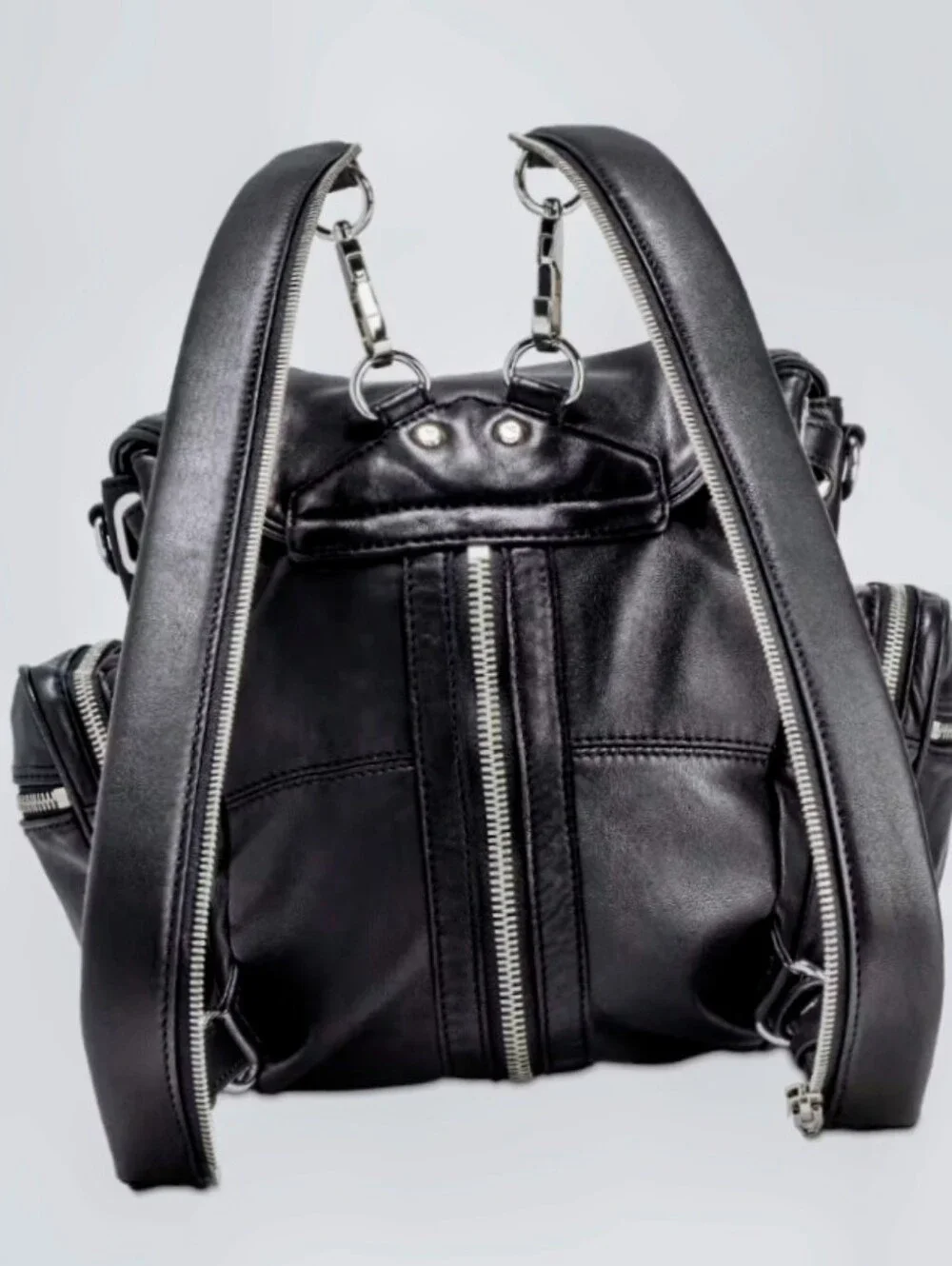 Alexander Wang Black Leather Marti Converible Backpack - Picture 7 of 15